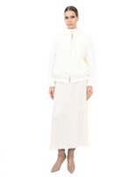 Женский шерстяной бомбер