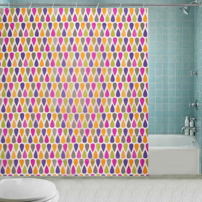 Штора для ванной EVA 180*180"Селфи» Радужные капли