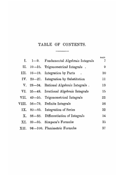 Elementary integrals a short table | Thomas John I'Anson Bromwich