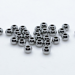 Бусина, сталь, размер 3*4 мм, цена за 10 шт