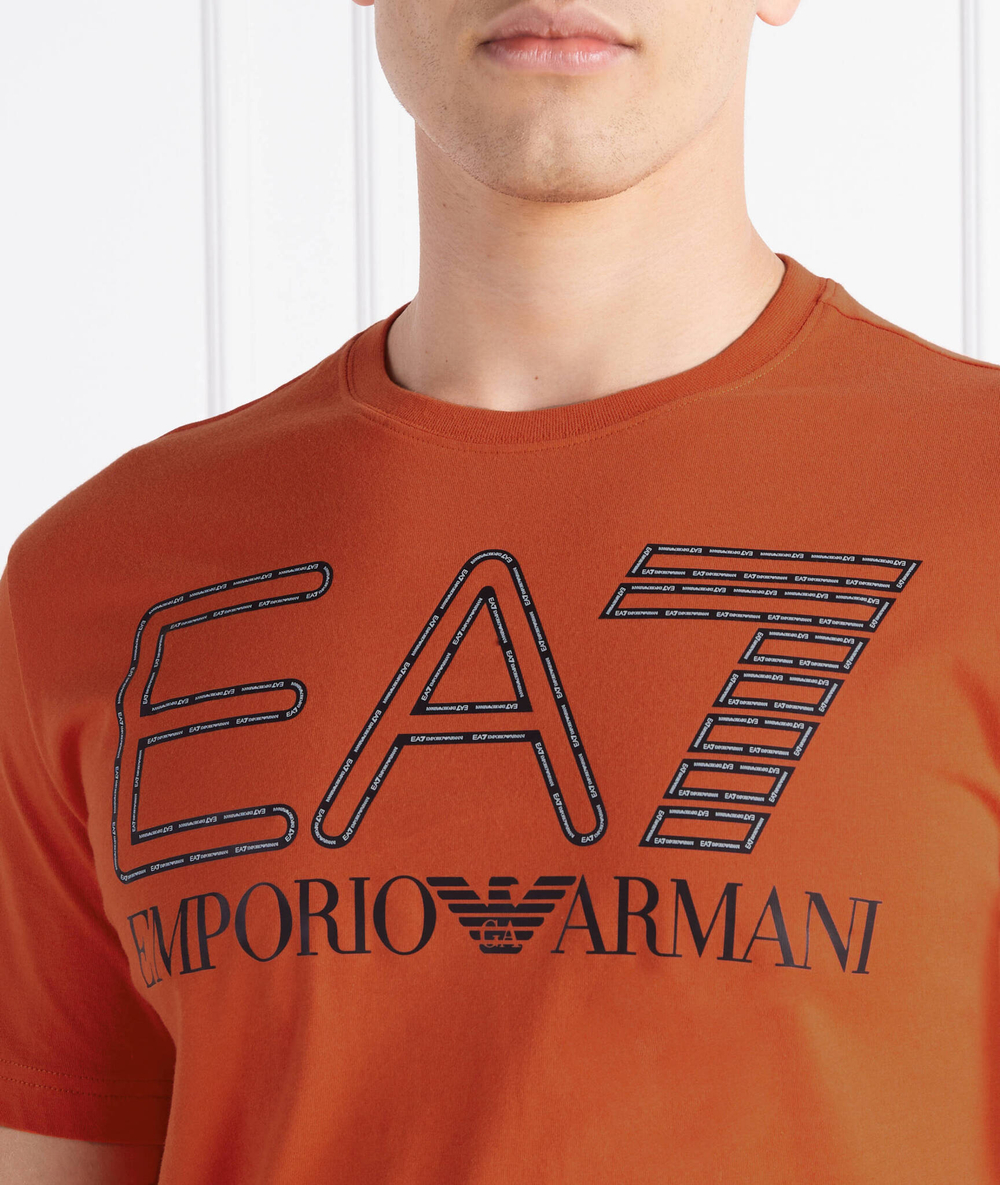 Футболка EA7 - оранжевый(6RPT03 PJFFZ)
