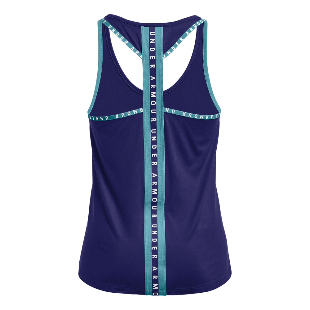 Женская теннисная майка Under Armour Knockout Tank Top Women - Dark Blue, Turquoise
