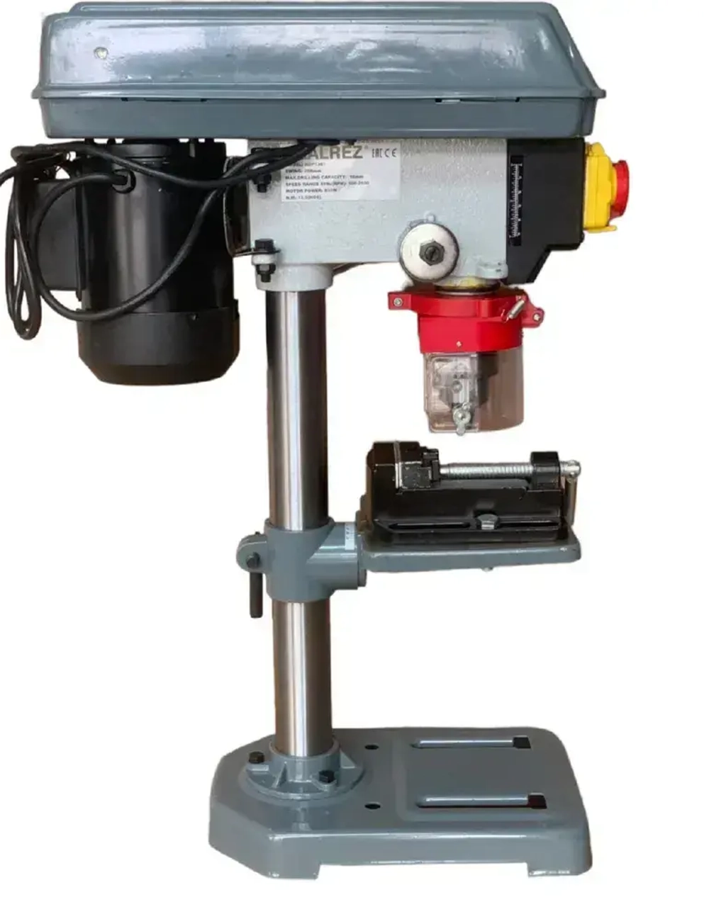 Вертикально-сверлильный станок REALREZ HDP 1301, 500Вт / D16мм / 220В с тисками