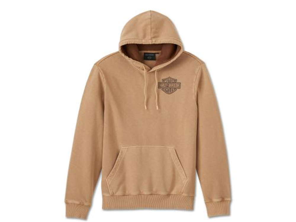 Толстовка Eagle Soars Alone Slub Hoodie Tannin Harley-Davidson