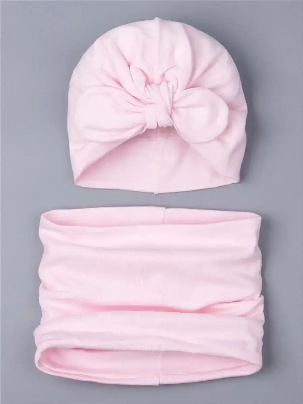 Чалма осенняя для девочки и снуд