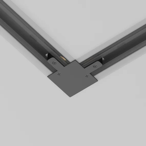 Коннектор L-образный Unity встраиваемый черный Technical tra002cl-11b