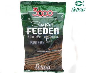 Прикормка Sensas 3000 Super FEEDER RIVER 1кг