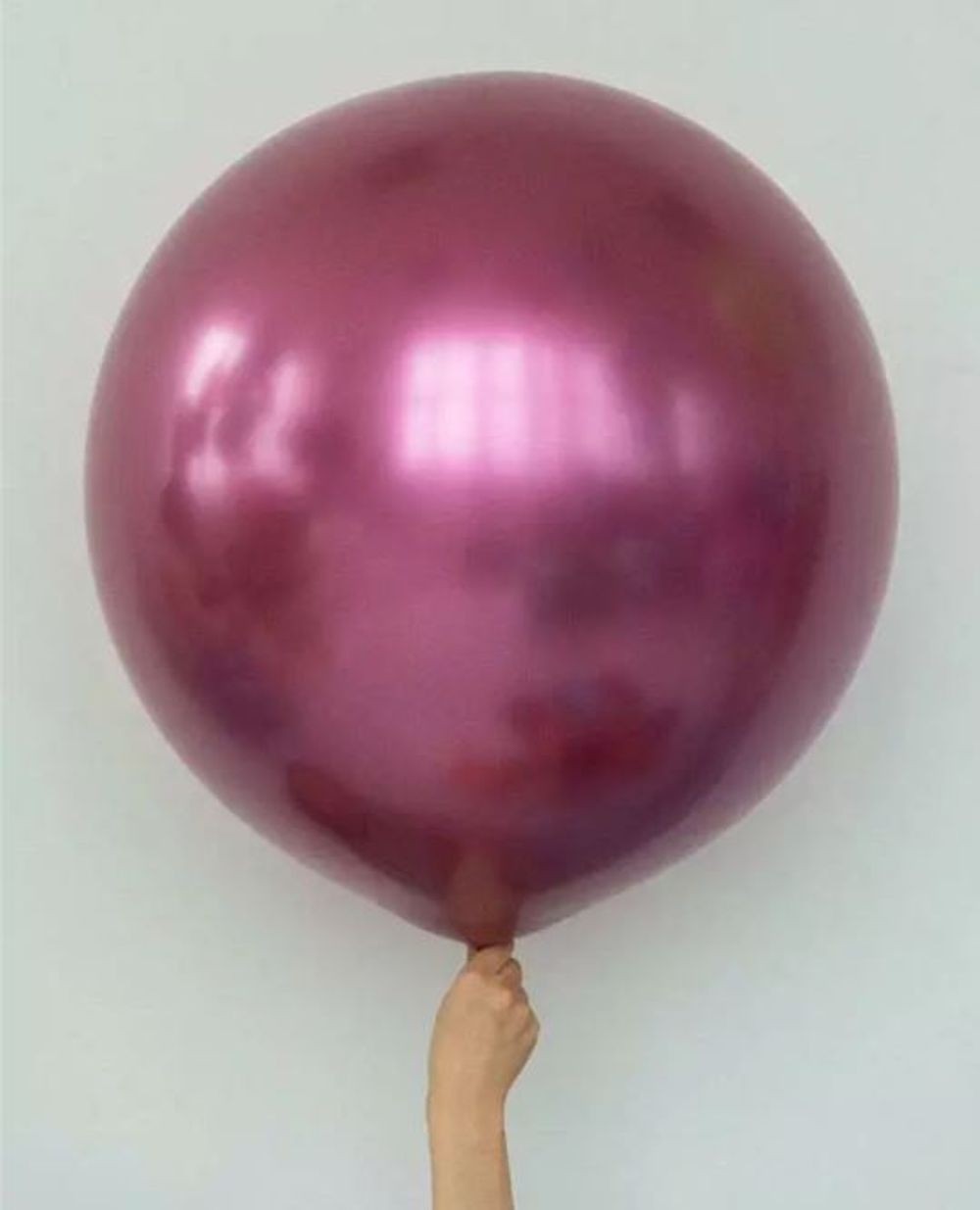 S шар гигант 24"/60 см хром reflex рефлекс (912) фуксия фуше (БГ-90)  Изображение2
