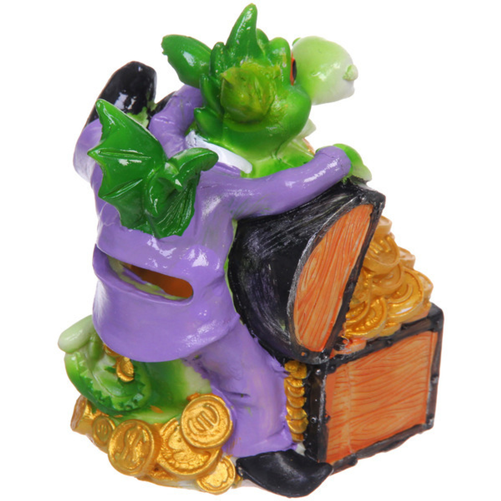 Фигурка «Дракон с кучей золота» 8,8*6,5*11 см, микс