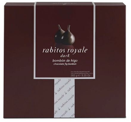 Инжир Rabitos Royale в темном шоколаде с трюфельным кремом №24, 425 гр.