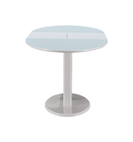 Стол B2396 белый (овальный)