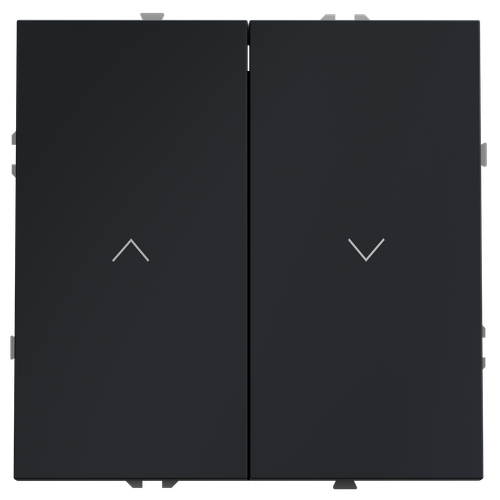 Выключатель встраиваемый для жалюзи 10А, (графит) Voltum S70 VLS020707