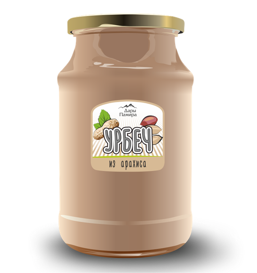 Урбеч из арахиса , СТЕКЛО, 1кг.