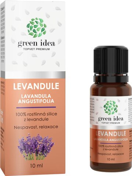 Green Idea  Lavender - эфирное масло лаванды 100% /  (Lavandula Angustifolia) 10  ml  / GTIN 8594060112510