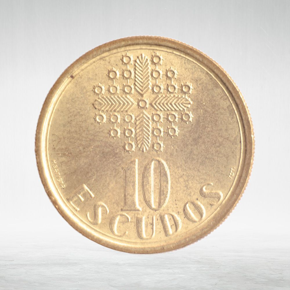 Portugal, 10 Escudos, 1991, XF