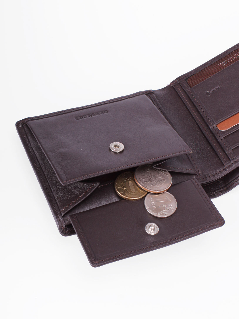 B225006R Castanho - Портмоне с RFID защитой MP