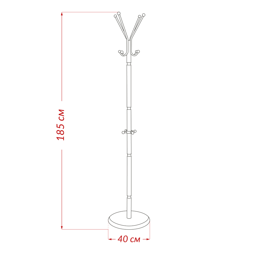 Вешалка напольная Leset Галант-1