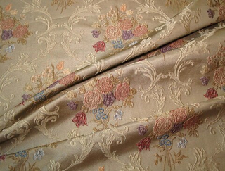 Жаккард Букет большой беж