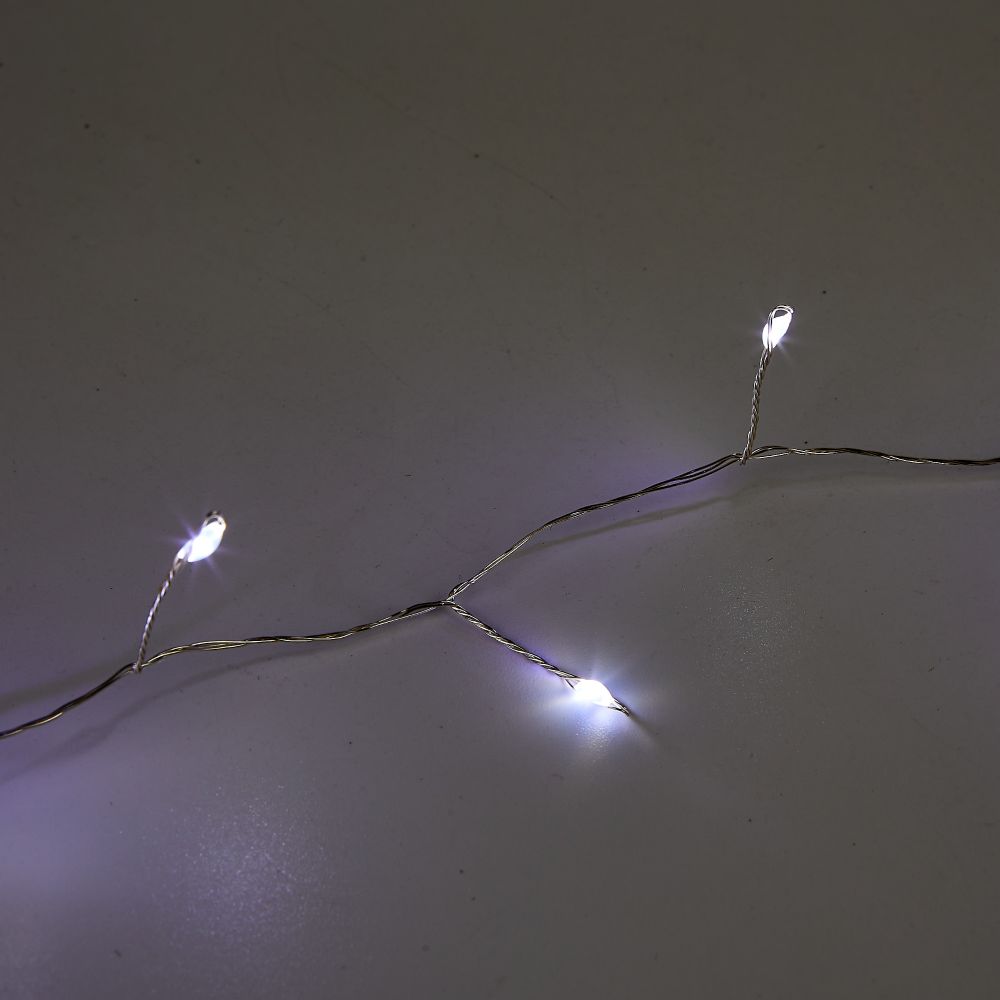 ULD-S1000-250-DTA WHITE IP20 DEWDROP Гирлянда светодиодная Роса. 10м. 250 светодиодов. Белый свет. Провод прозрачный. ТМ Uniel