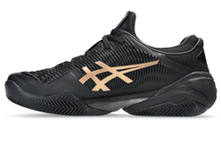 Мужские кроссовки теннисные Asics Court FF 3 Novak Clay Night Energy - black/prism gold