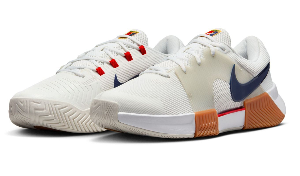 Мужские кроссовки теннисные Nike Zoom GP Challenge 1 - белый