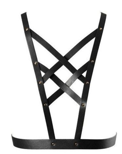 Чёрная упряжь MAZE Cross Cleavage Harness (Цвет: черный)