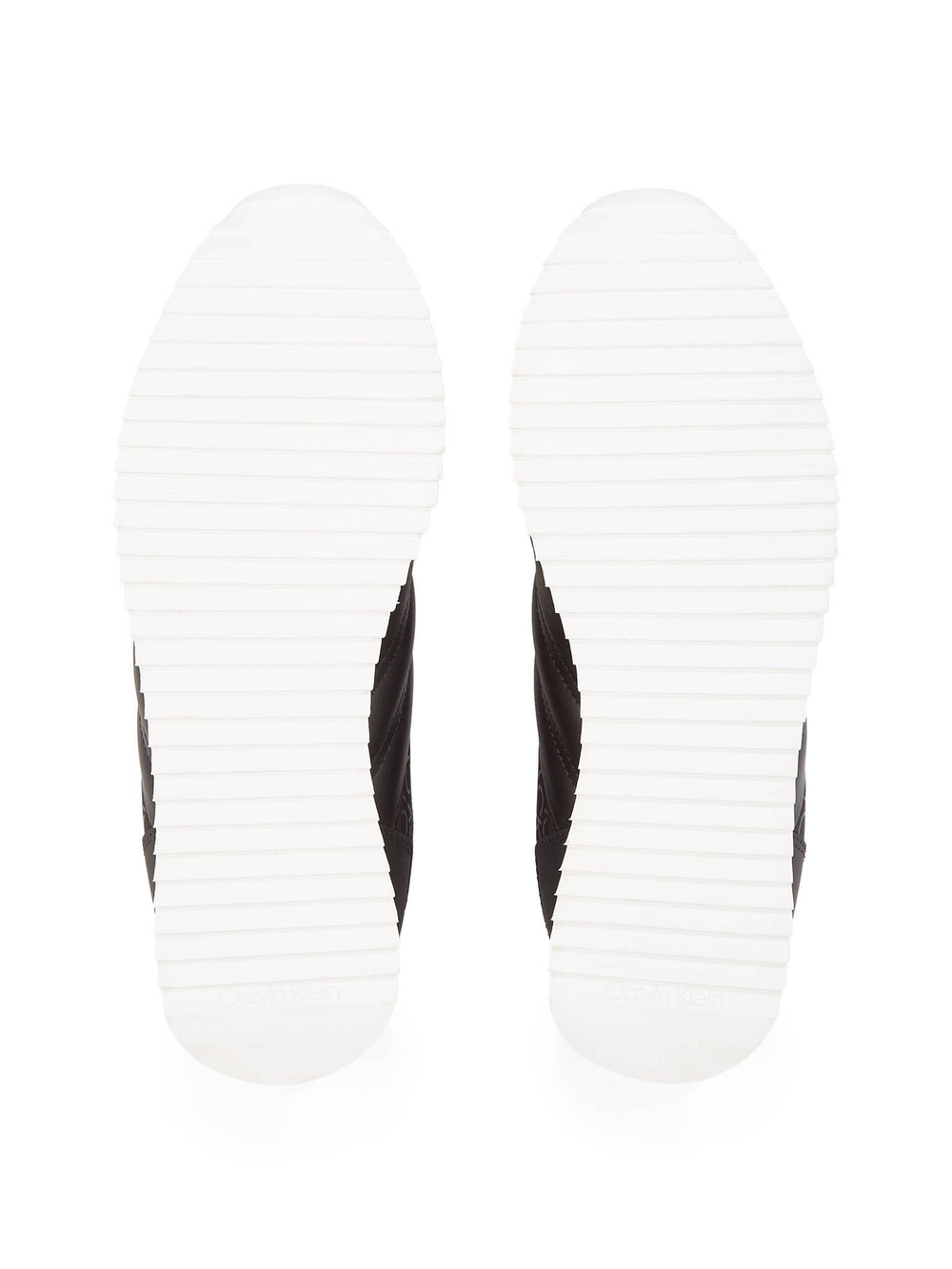 Кожаные кроссовки Calvin Klein - черный(HM0HM01595)