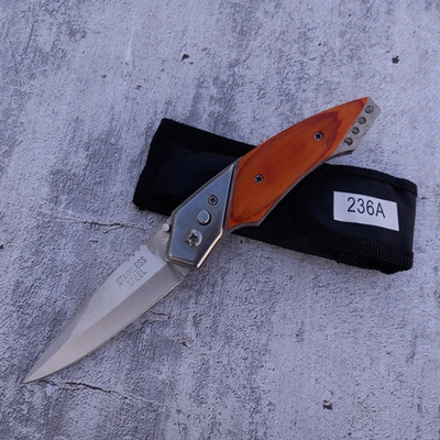 Нож выкидной 236А деревянная рукоять