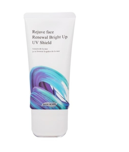 BIJOU DE MER Rejuve face Renewal Bright Up UV Shield — крем-вуаль  с защитой от солнца и HEV-излучения