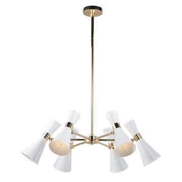 Люстра подвесная 816066 золото/белый Dumo Lightstar