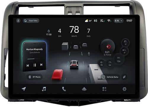 Магнитола для Toyota Land Cruiser Prado 150 2009-2013 (рамка графит) - Teyes CC4-PRO монитор 13" 2K QLED на Android 13, Быстрейшая, Snapdragon 778G, ИИ, CarPlay, DSP, 4G SIM-слот