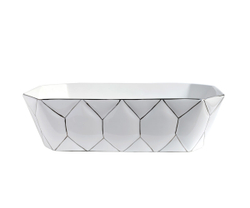 Накладная раковина Bronze de Luxe Silver Cell, 500х360х140 мм