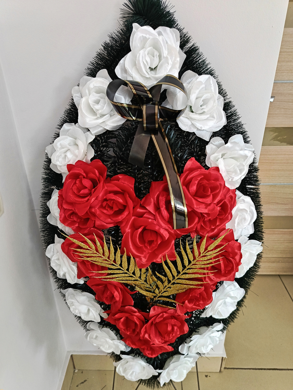 Венок сердечко. 100см Арт В002