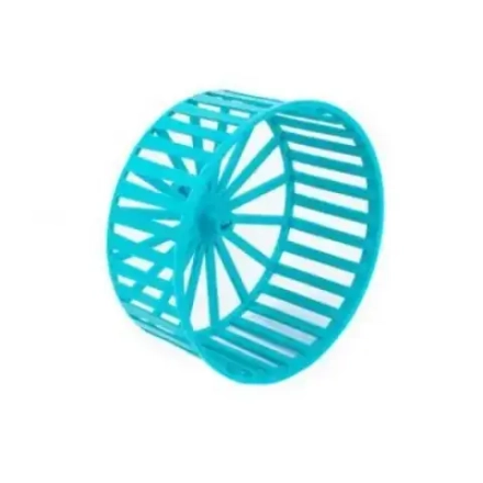 Колесо для грызунов Дарэлл пластиковое без подставки, D140мм, бирюзовое