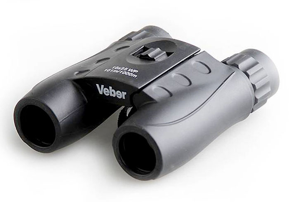 Бинокль Veber 10х25 WP черный [20762]