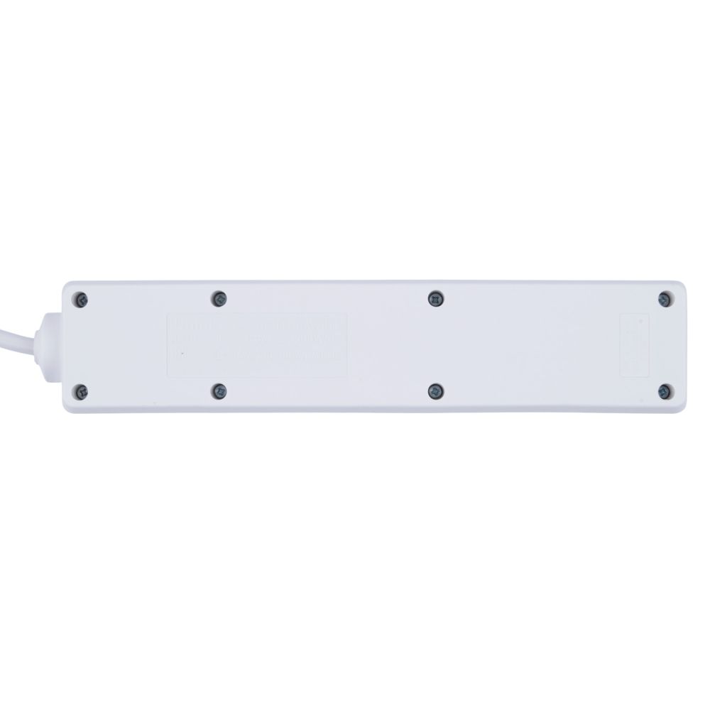 S-GCU4-3B WHITE Удлинитель серии Ultra. шнур 3м.. 4 гнезда. 16A. с-з. Белый. TM Uniel