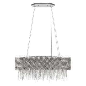 Подвесная люстра 4*G9 10406/850L никель Opera LOFT IT