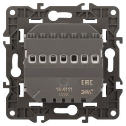 14-4111-04 ЭРА Терморегулятор универс. 230В-Imax16А, IP20, Эра Elegance, шампань | Elegance Шампань