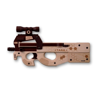 Сборная деревянная модель Пистолет-пулемет WASP (TARG)