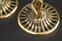 Набор бокалов для шампанского "Флора" 2 шт. в подарочном футляре