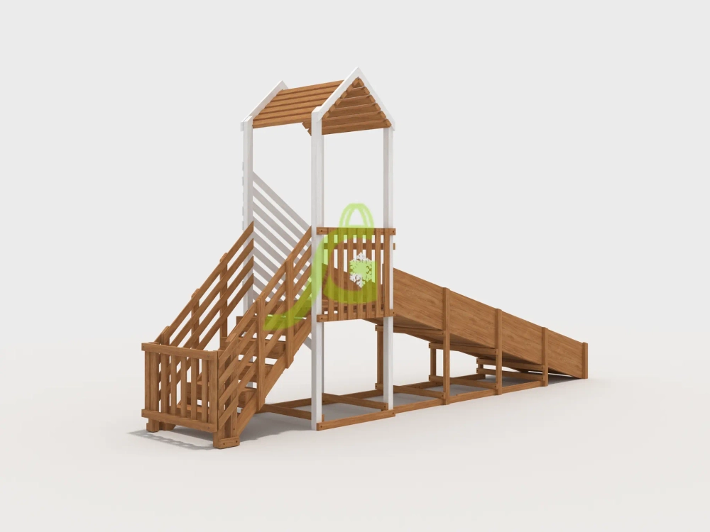 Зимняя горка "IgraGrad Snow Fox", скат 5 м