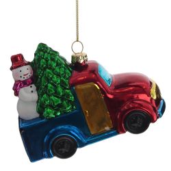 GAEM Украшение новогоднее "Машинка", L12 W5,5 H9 см, 3в.