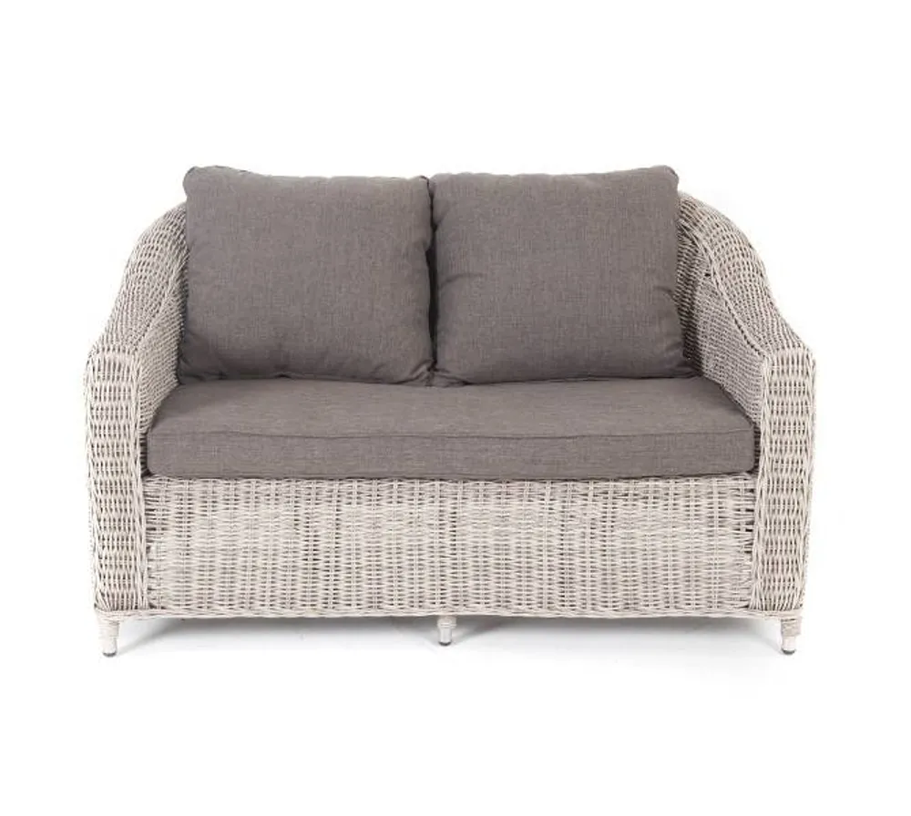 "Кон Панна" диван из искусственного ротанга двухместный, цвет бежевый