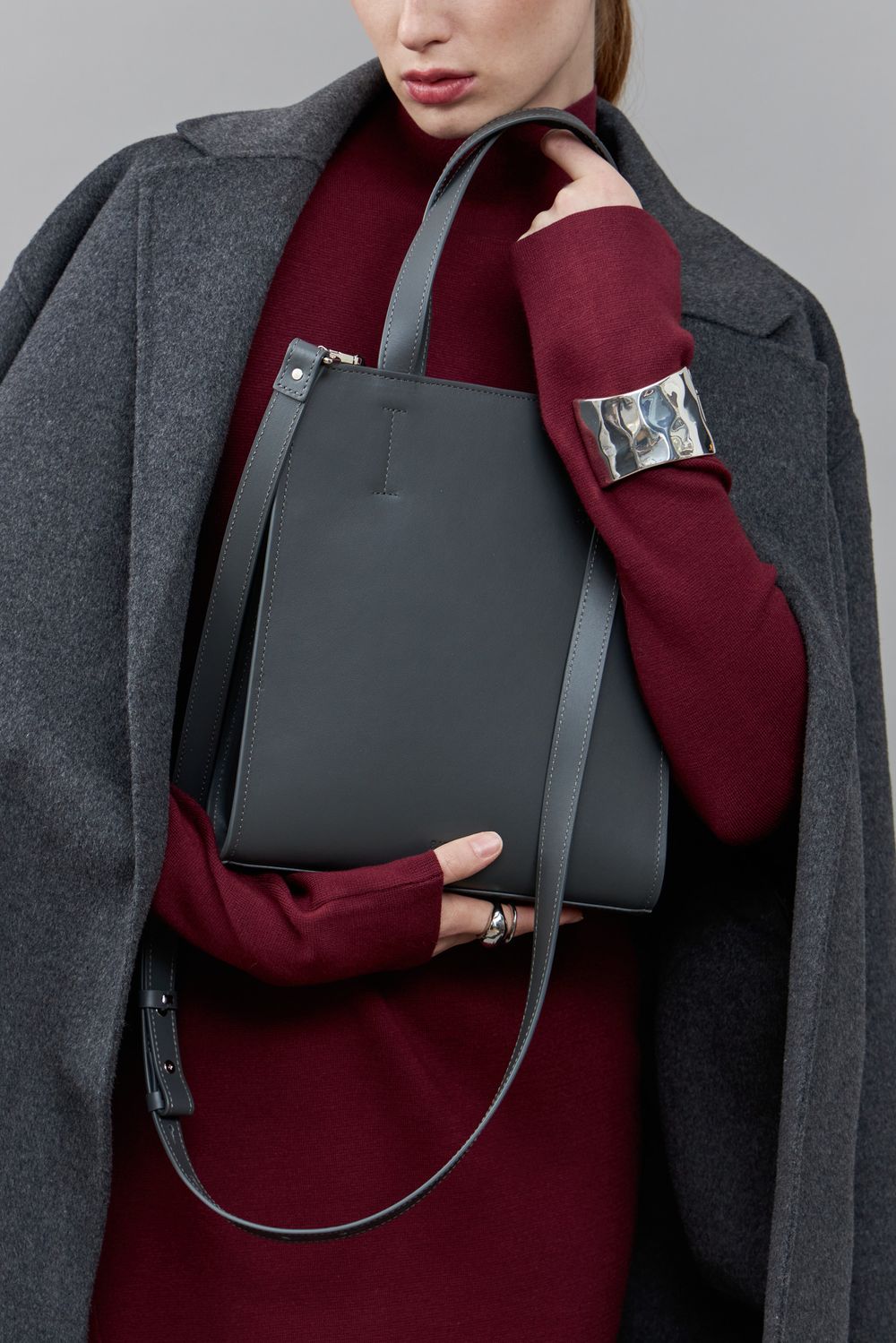 ШОППЕР МАЛЕНЬКИЙ ГРАФИТ