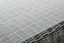 "Боно" журнальный столик из искусственного ротанга, цвет графит