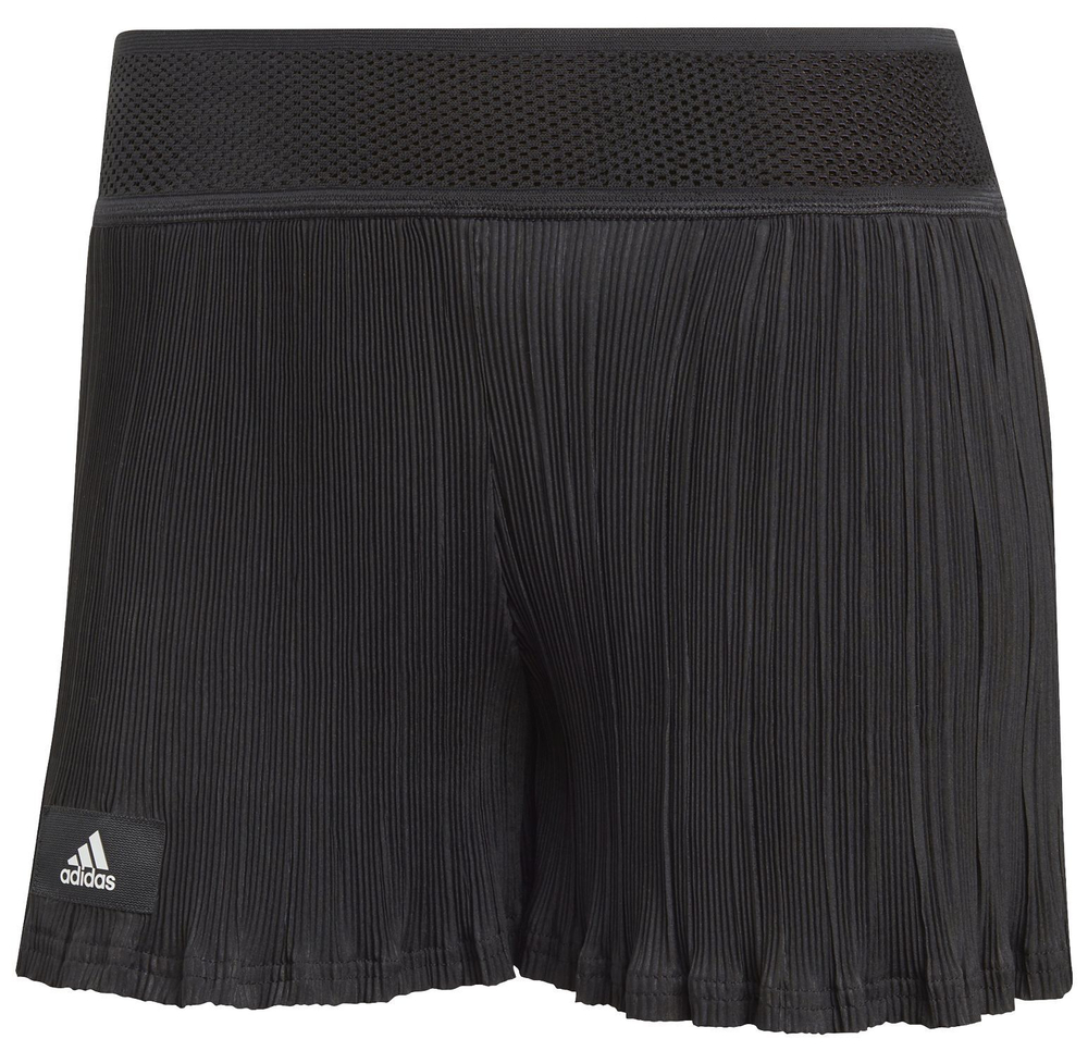 Женские теннисные шорты Adidas W Plisse Shorts - black