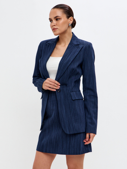 Жакет Скарлет из фактурного денима