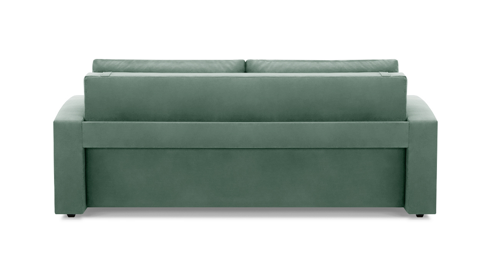 Диван Окленд Лайт Vivaldi 10 236*102*95 см, Зеленый Велюр Еврокнижка Фиеста
