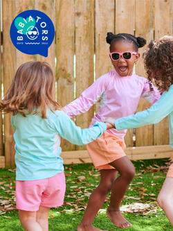 Шорты Babiators с УФ-защитой. Цвет розовый