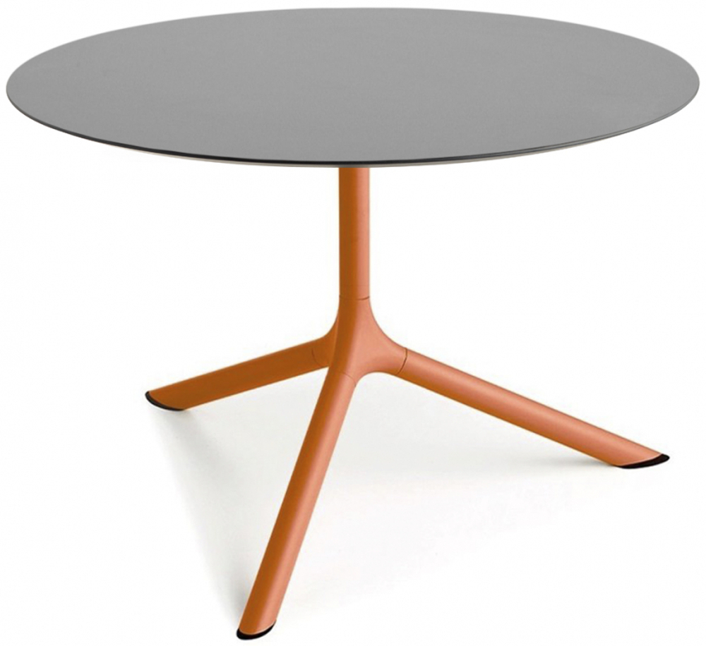 Столик ламинированный кофейный Scab Design Tripe Maxi, терракотовый, светло-серый